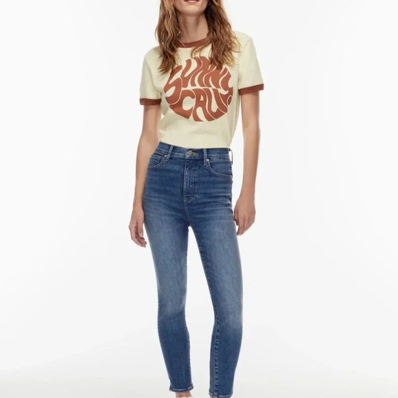 Denim Forum The Lola High Rise Skinny 26L size 27 - Picture 8 of 9